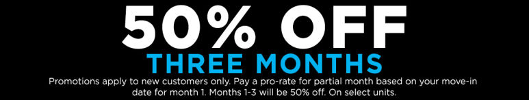 Image showing promotional deals at self storage facility Storage Direct Self Storage, 7020 N. Camino Martin, Tucson, AZ, 85741