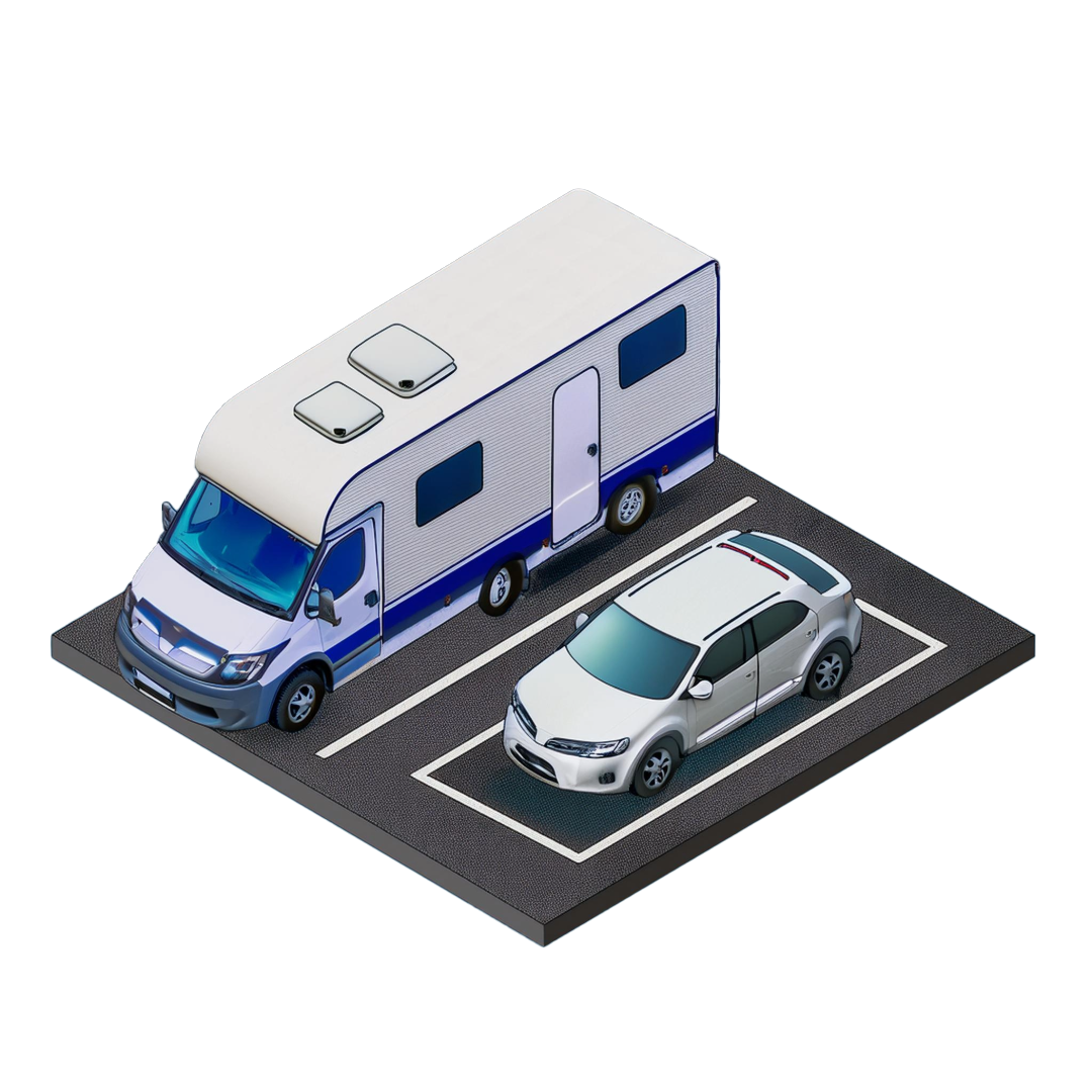 parking spaces size guide image for Laguna Self Storage, 20522 Laguna Canyon Rd, Laguna Beach, CA, 92651