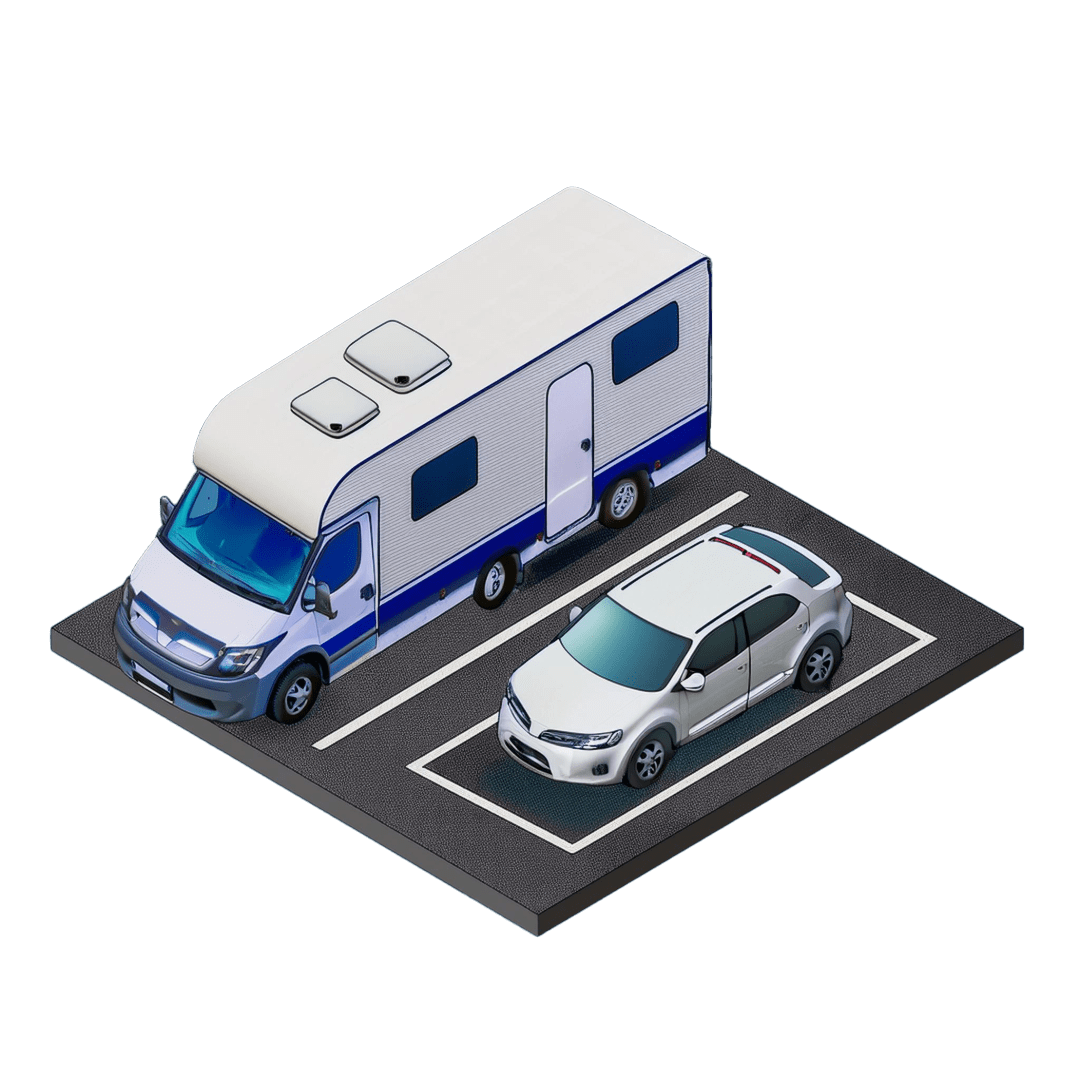 parking spaces size guide image thumbnail for Laguna Self Storage, 20522 Laguna Canyon Rd, Laguna Beach, CA, 92651