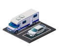 parking spaces size guide image for Storelocal Storage, 1025 N Ocotillo Rd, Benson, AZ, 85602