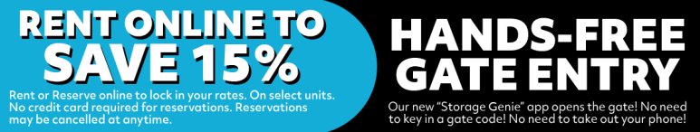 Image showing promotional deals at self storage facility Laguna Self Storage, 20522 Laguna Canyon Rd, Laguna Beach, CA, 92651