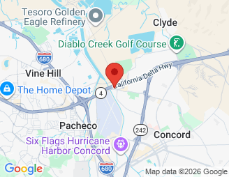 Map image of Storelocal Storage, 4900 Marsh Drive, Concord, CA, 94520 location