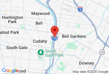 Map image of U-Store Bell, 5427 Clara St, Bell, CA, 90201 location