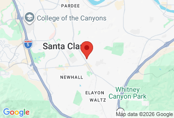 Map image of Newhall Valencia Mini Storage, 22412 12th St, Newhall, CA, 91321 location